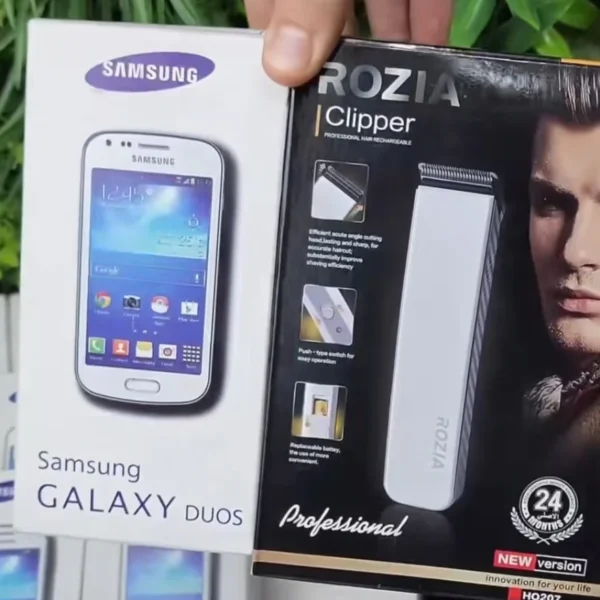 pack Galaxy s duos + Tondeuse Rozia