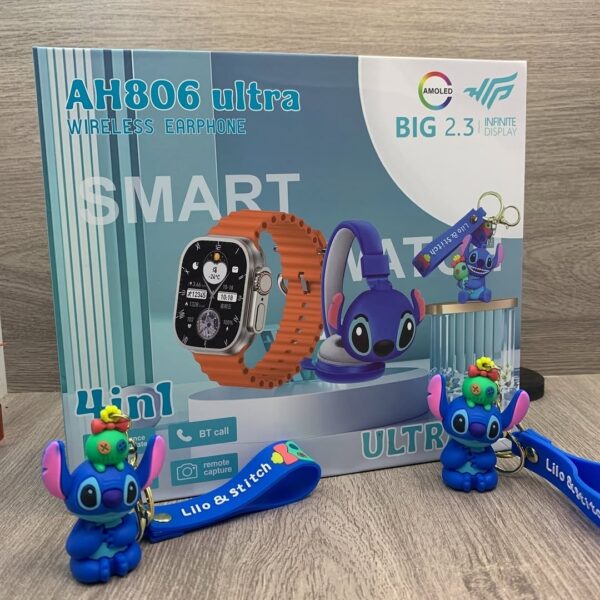 AH-806 Coffre smartwatch casque 4in1