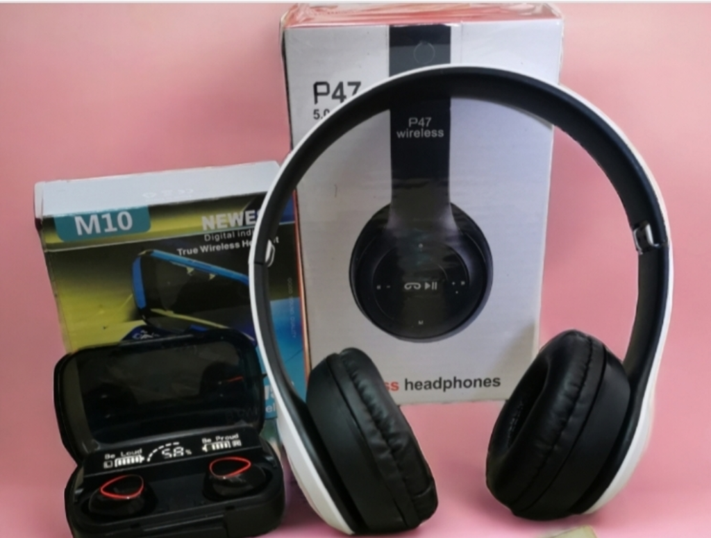 Airpods M10 + casque Bluetooth p47