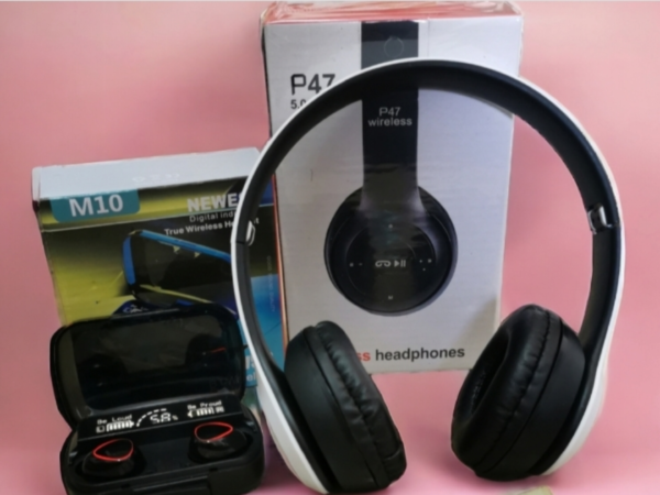 Airpods M10 + casque Bluetooth p47 Airpods M10 + casque Bluetooth p47