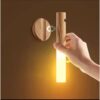 Applique mural LED en bois multi fonctionne rechargeable