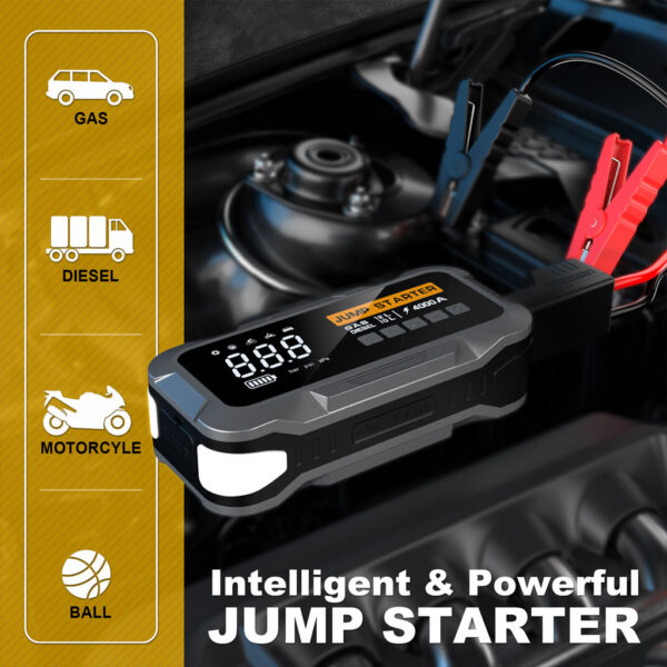 Compresseur De Voiture Avec Booster Batterie