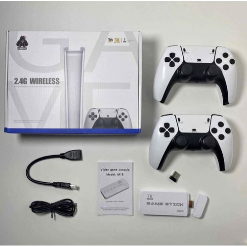 Game stick Console de jeux 20000 jeux 4k PRO HDMI HD 2.4G wireless