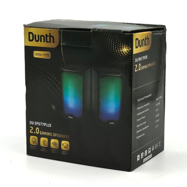 Haut-Parleurs Filaire pour PC DUNTH 1800W DU-SPU77PLUS LED