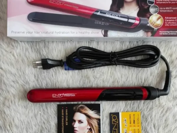 Lisseur avec affichage led SILK STRAIGHTENER ENZO EN-3119 rouge Lisseur avec affichage led SILK STRAIGHTENER ENZO EN-3119 rouge
