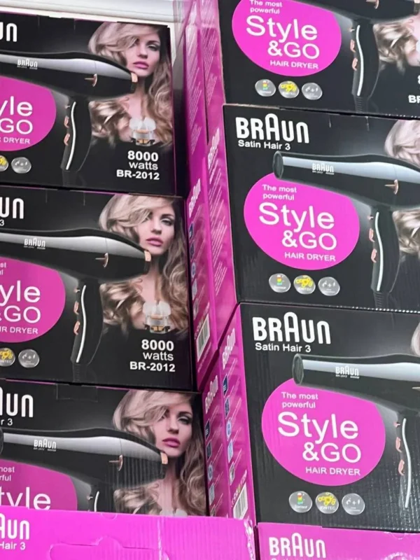 Pack Braun Lisseur noir + Sechoir