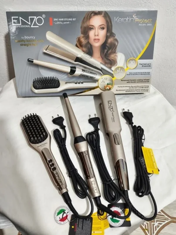 Pack ENZO En-3885 Kit Professionnel avec Design Remington de