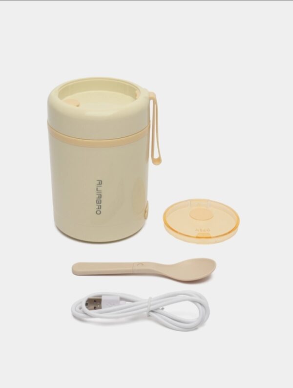 Porte manger électrique USB en acier inoxydable