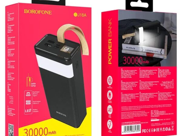 Power Bank 30 000 Mah Bj18a Borofone Power Bank 30 000 Mah Bj18a Borofone