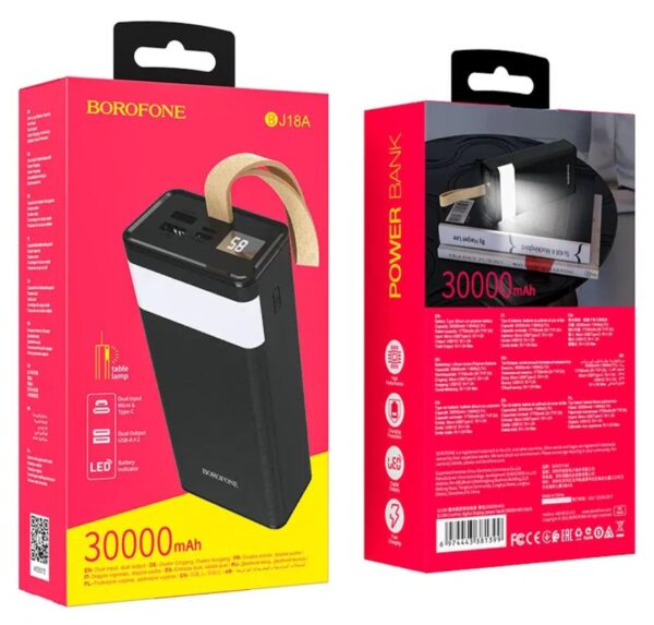 Power Bank 30 000 Mah Bj18a Borofone