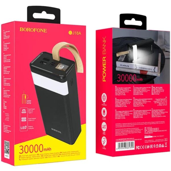Power Bank 30 000 Mah Bj18a Borofone