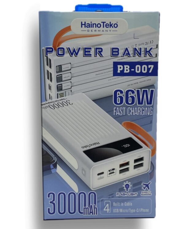 Power bank 30000mah Haino teko pb-007