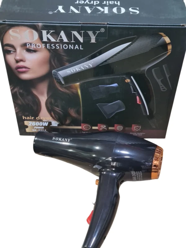 Sechoir SOKANY 2600W avec accessoires Sechoir SOKANY 2600W avec accessoires