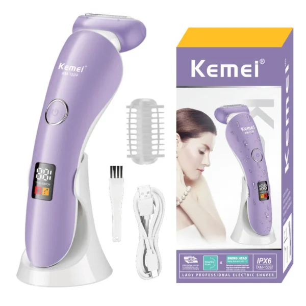 tondeuse femme kemei km1539