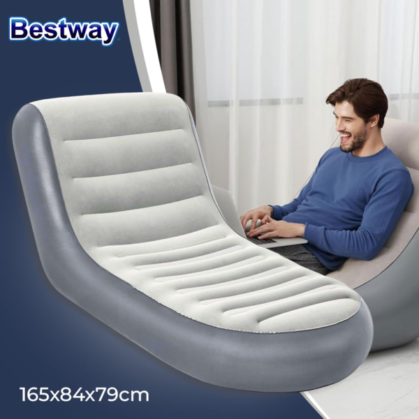 75064 Bestway Chaise Longue Confortable Soft Top Portable 75064 Bestway Chaise Longue Confortable Soft Top Portable