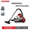 Aspirateur CROWN 1800W Aspirateur CROWN 1800W