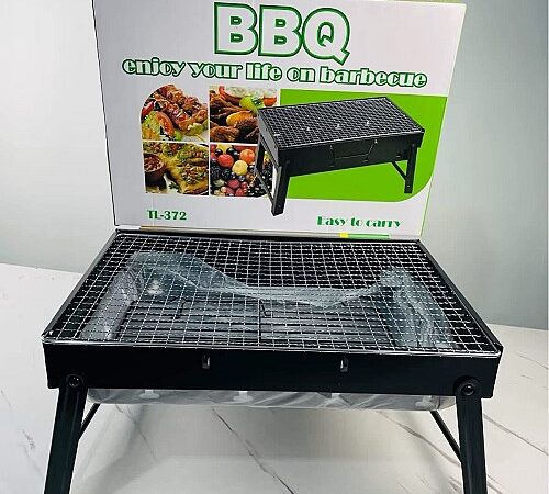 Barbecue en Acier Noir Portable BBQ Barbecue en Acier Noir Portable BBQ