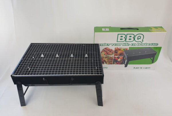 Barbecue en Acier Noir Portable BBQ