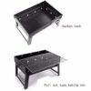 Barbecue en Acier Noir Portable BBQ