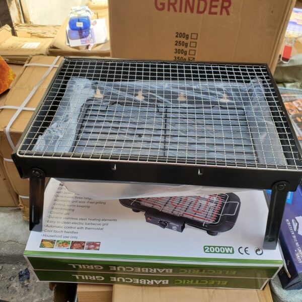 Barbecue en Acier Noir Portable BBQ