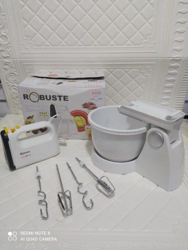 Batteur avec bol rotatif 300W Robuste T300 Batteur avec bol rotatif 300W Robuste T300