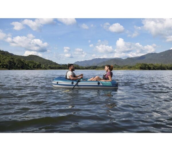 Bestway 61153 Bateau Trek X2 raft set pompe+rames 232 ×118cm 250kg Bestway 61153 Bateau Trek X2 raft set pompe+rames 232 ×118cm 250kg