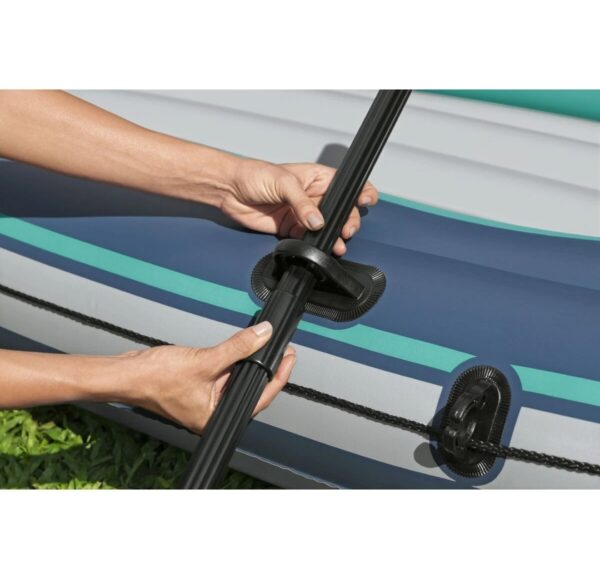 Bestway 61153 Bateau Trek X2 raft set pompe+rames 232 ×118cm 250kg Bestway 61153 Bateau Trek X2 raft set pompe+rames 232 ×118cm 250kg
