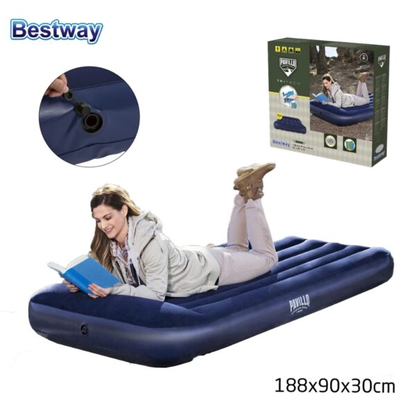 Bestway 67680 Pavillo Matelas Gonflable avec Oreiller intégrée 188x99x30 cm Bestway 67680 Pavillo Matelas Gonflable avec Oreiller intégrée 188x99x30 cm