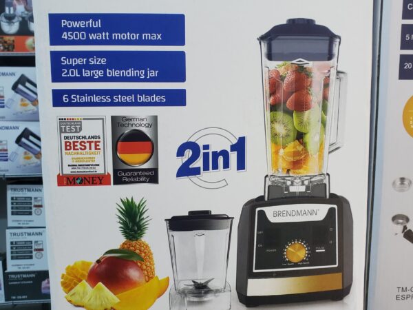 Blander 2en1 BRENDMANN 4500W 2L Blander 2en1 BRENDMANN 4500W 2L