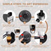 Cafetière 4en1 KitchenLab 20Bar 1.1L CM-002 Avec Réservoir