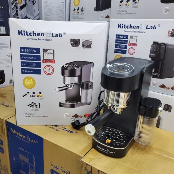 Cafetière 4en1 KitchenLab 20Bar 1.1L CM-002 Avec Réservoir