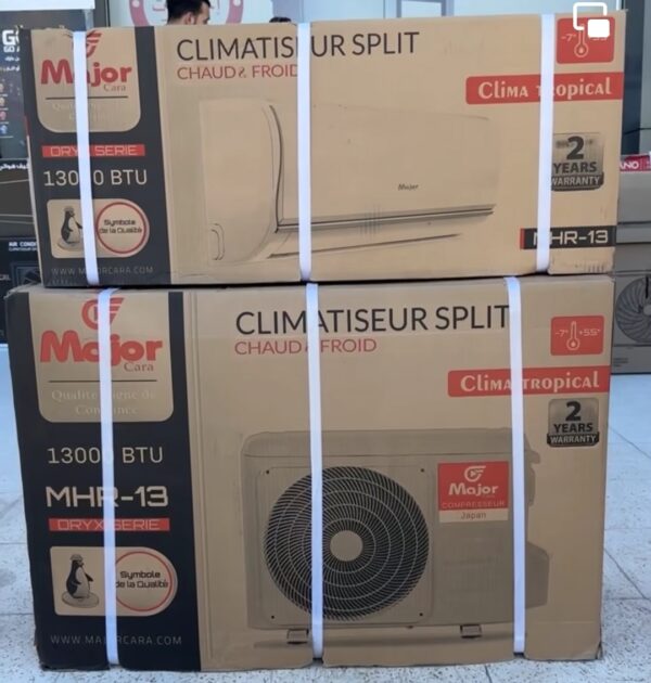 Climatiseur MAJOR Cara 13000btu Climatiseur MAJOR Cara 13000btu