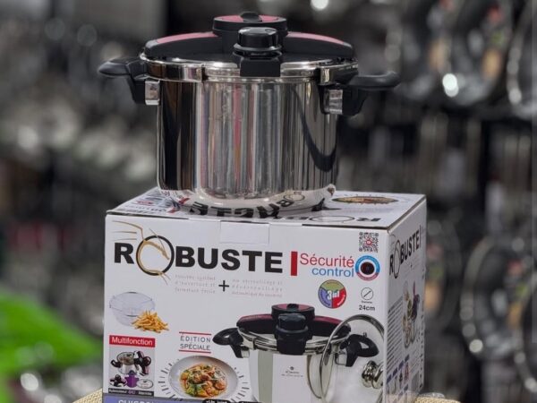 Cocotte et Marmite 3en1 robuste 8L 24cm multifonction Cocotte et Marmite 3en1 robuste 8L 24cm multifonction