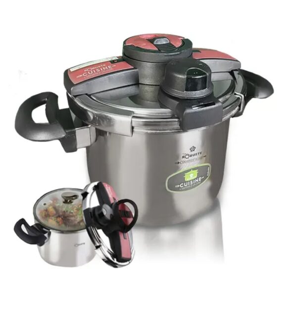 Cocotte et Marmite 3en1 robuste 8L 24cm multifonction