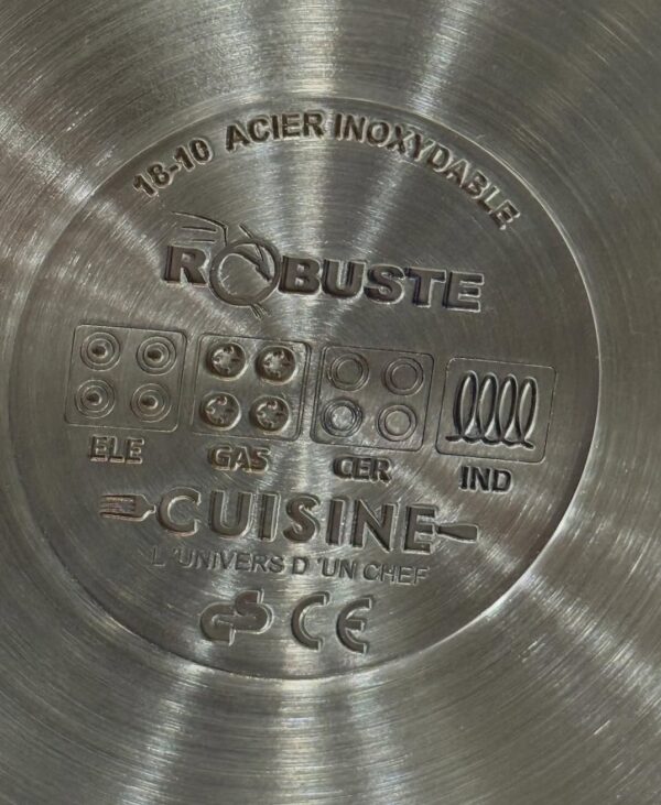 Cocotte et Marmite 3en1 robuste 8L 24cm multifonction