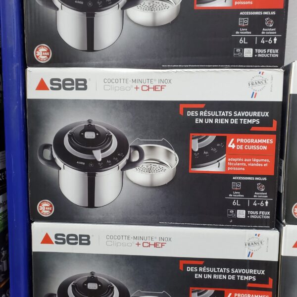 Cocotte minute SEB 6L Clipso+Chef original