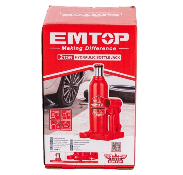 Cric hydrolique EMTOP 2TON Cric hydrolique EMTOP 2TON