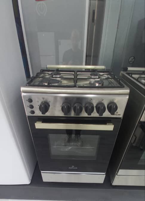 Cuisinier raylan gaz gaz 55cm Gris-inox Cuisinier raylan gaz gaz 55cm Gris-inox