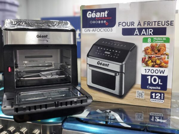 Four A fruits A air Géant 10L 1700W + tourné Broche Four A fruits A air Géant 10L 1700W + tourné Broche