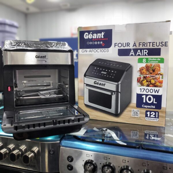 Four A fruits A air Géant 10L 1700W + tourné Broche Four A fruits A air Géant 10L 1700W + tourné Broche