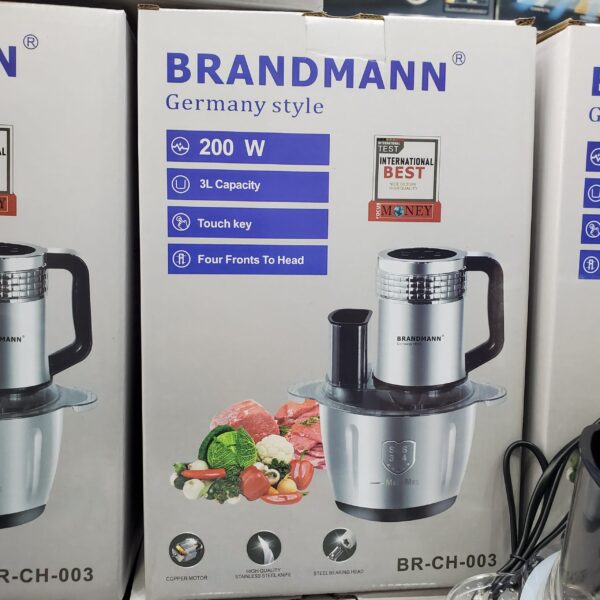 Hachoir Brandmann Digital inox 200W CH-003 Hachoir Brandmann Digital inox 200W CH-003