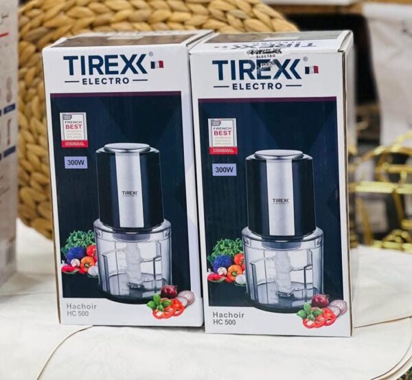 Hachoir Électrique 300W Bol 0.6L Lames Inox Tirex Hc500 Hachoir Électrique 300W Bol 0.6L Lames Inox Tirex Hc500