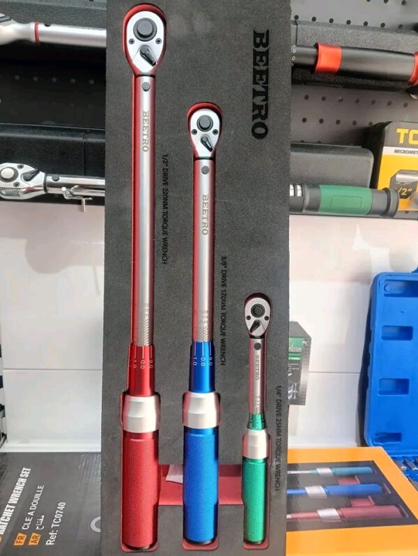 KIT CLE DYNAMOMETRIQUE 03PCS BEETRO TC0740