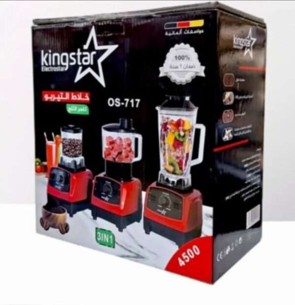 Kingstar 3 En 1 Blender Turbo