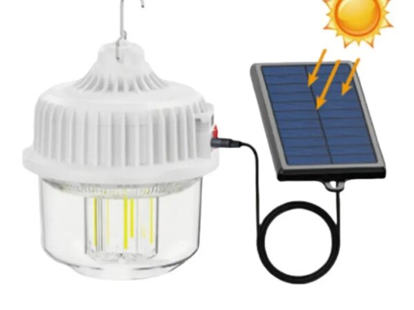 Lamp camping avec un petit panneau de solaire Lamp camping avec un petit panneau de solaire