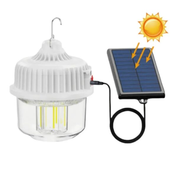 Lamp camping avec un petit panneau de solaire Lamp camping avec un petit panneau de solaire