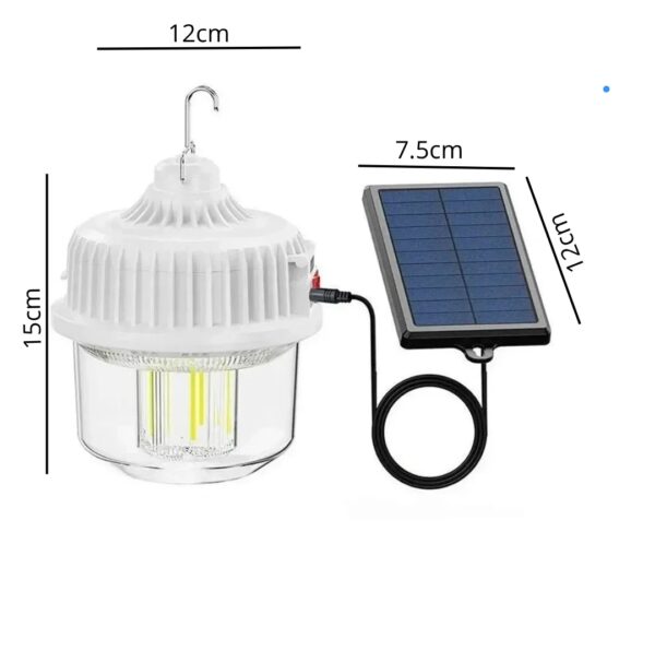 Lamp camping avec un petit panneau de solaire Lamp camping avec un petit panneau de solaire