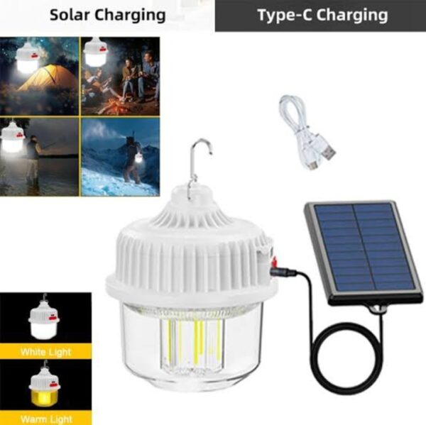 Lamp camping avec un petit panneau de solaire Lamp camping avec un petit panneau de solaire