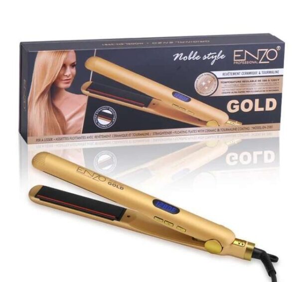 Lisseur professionnel 1280°F pour Kératine et protéin ENZO GOLD EN-3981 Lisseur professionnel 1280°F pour Kératine et protéin ENZO GOLD EN-3981