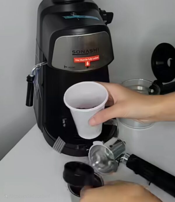 Machine A Café Bras Expresso Et Cappuccino Marque Sonashi